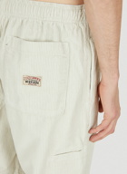 Wale Cord Beach Pants in Cream