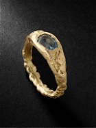 HEALERS FINE JEWELRY - Recycled Gold Aquamarine Ring - Gold