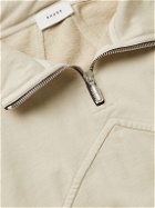 Rhude - Logo-Embroidered Cotton-Jersey Half-Zip Sweatshirt - Neutrals