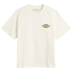 Bram's Fruit Men's Distressed Leaf T-Shirt in Off White