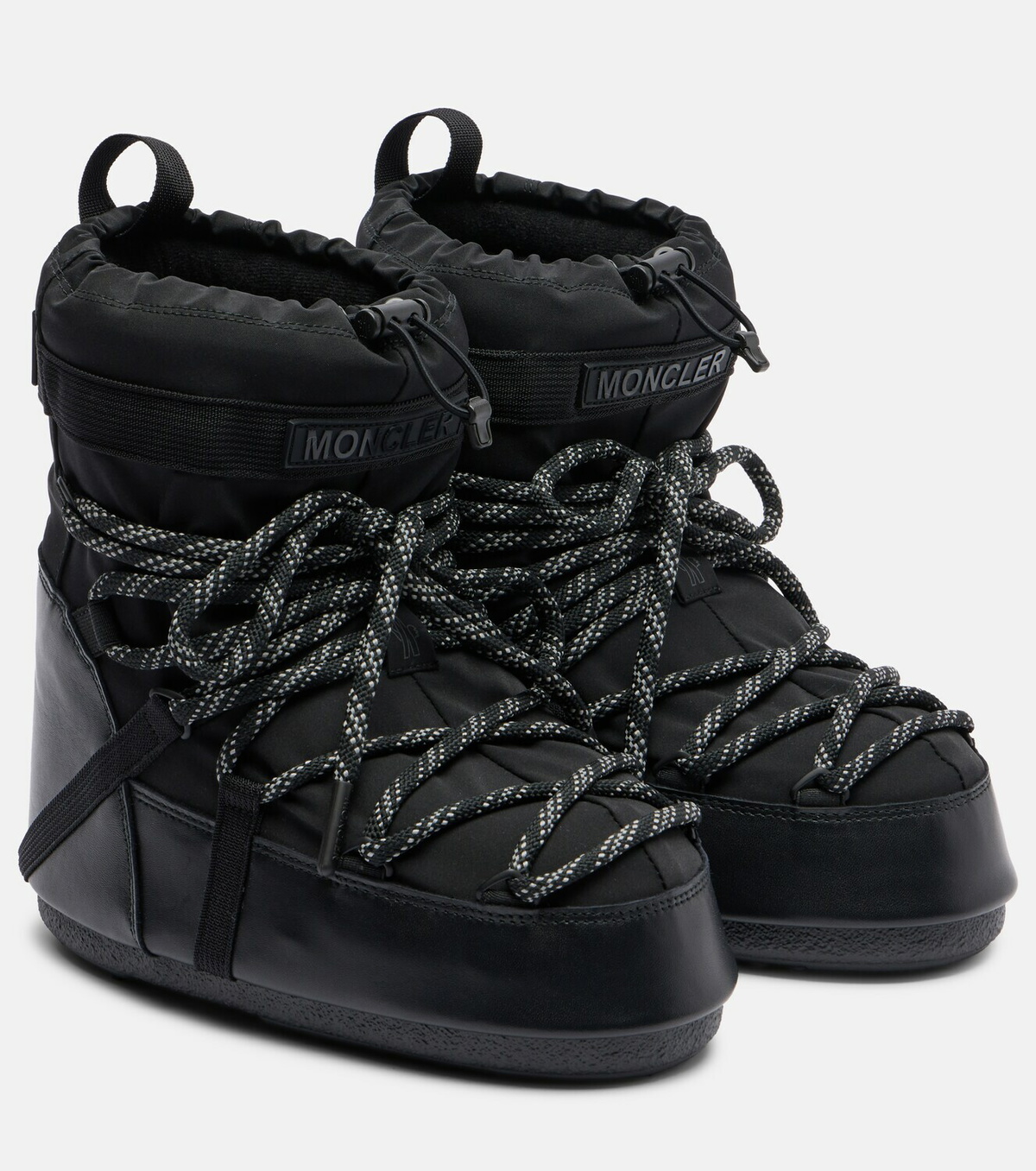 Moncler Grenoble x Moon Boot Icon Low Gaiter leather-trimmed snow boots