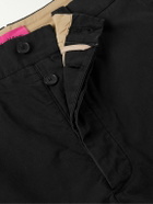 The Elder Statesman - Norm Straight-Leg Cotton Trousers - Black