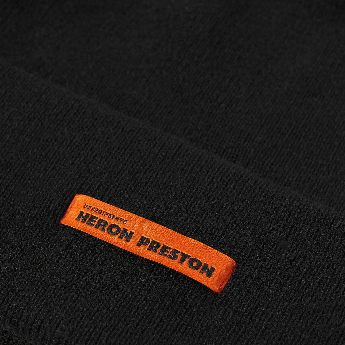 Heron Preston Men's Classic Beanie in Black Heron Preston