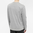 Comme des Garçons Play Men's Long Sleeve T-Shirt in Grey/Black