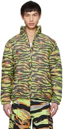 ERL Green Camo Down Jacket