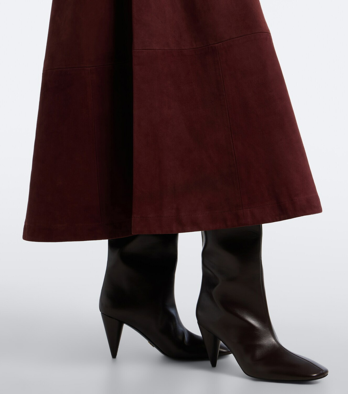 Altuzarra Varda suede maxi skirt