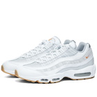 Nike Men's Air Max 95 Essential Sneakers in White/Curry/Grey