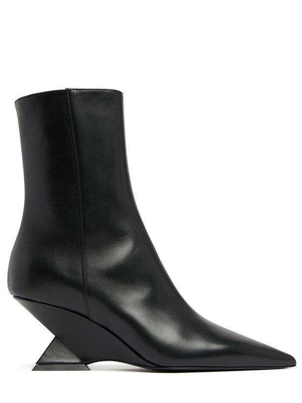 Photo: THE ATTICO 60mm Cheope Leather Ankle Boots