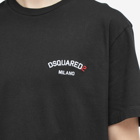 Dsquared2 Men's Milano Small Logo T-Shirt in Black