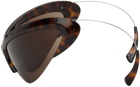 Balenciaga Tortoiseshell Wire Cat Sunglasses