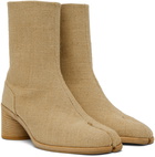 Maison Margiela Beige Tabi Boots