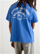 Cherry Los Angeles - Logo-Print Cotton-Jersey T-Shirt - Blue