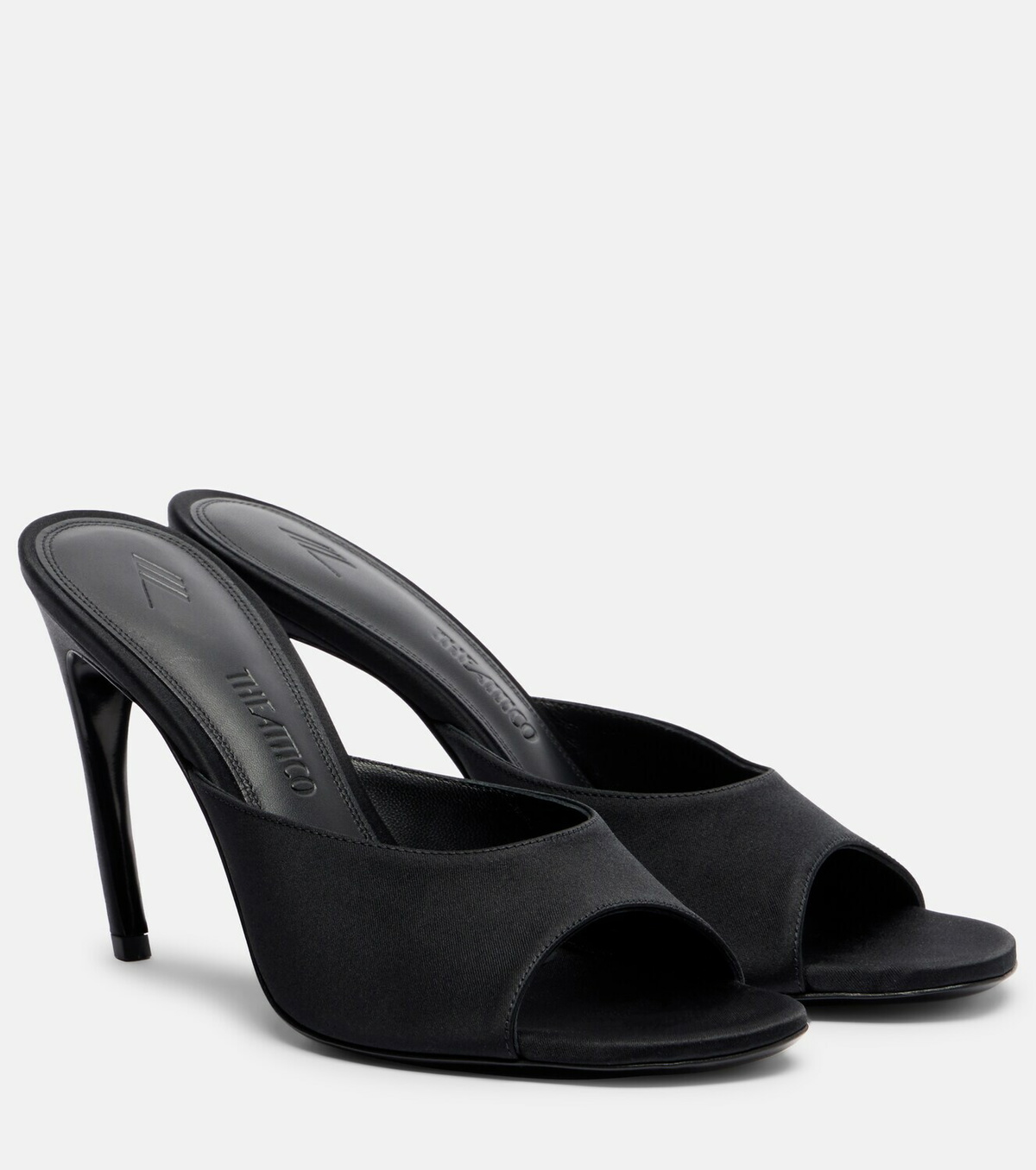 The Attico Betta satin mules