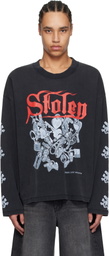 Stolen Girlfriends Club Black Punk Love Symbols Long Sleeve T-shirt