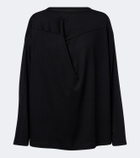 Junya Watanabe Draped wool top