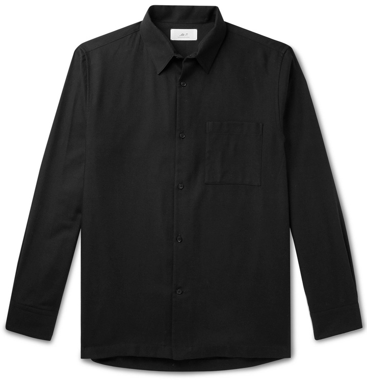 Photo: Mr P. - Cotton and Cashmere-Blend Shirt - Black