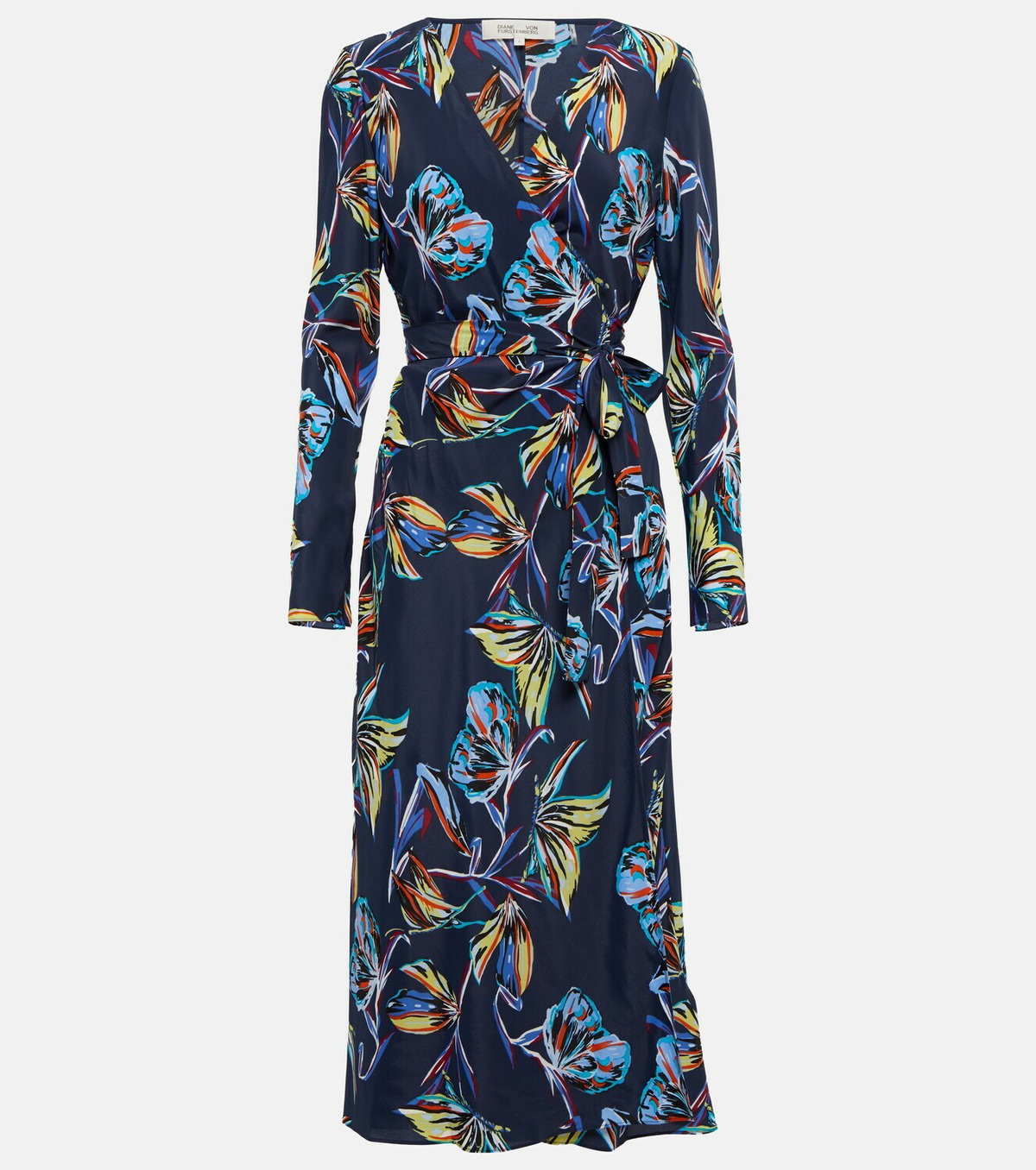 Diane von Furstenberg - Tilly printed silk-blend midi wrap dress Diane von Furstenberg Diane von Furstenberg - Tilly printed silk-blend midi wrap dress Diane von Furstenberg
