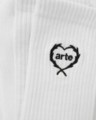 Arte Antwerp Arte Leaves Socks White - Mens - Socks