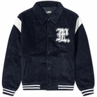 LMC Men's Gothic Corduroy Varsity Jacket in Navy