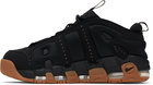 Nike Black Air More Uptempo Low Sneakers
