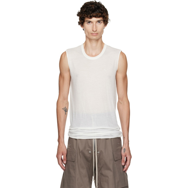 Photo: Rick Owens Off-White Tower Basic SL Tank Top