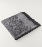 Etro Paisley wool and cashmere blanket