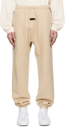 Fear of God ESSENTIALS Beige Drawstring Sweatpants