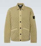 Stone Island Cotton-blend quilted jacket