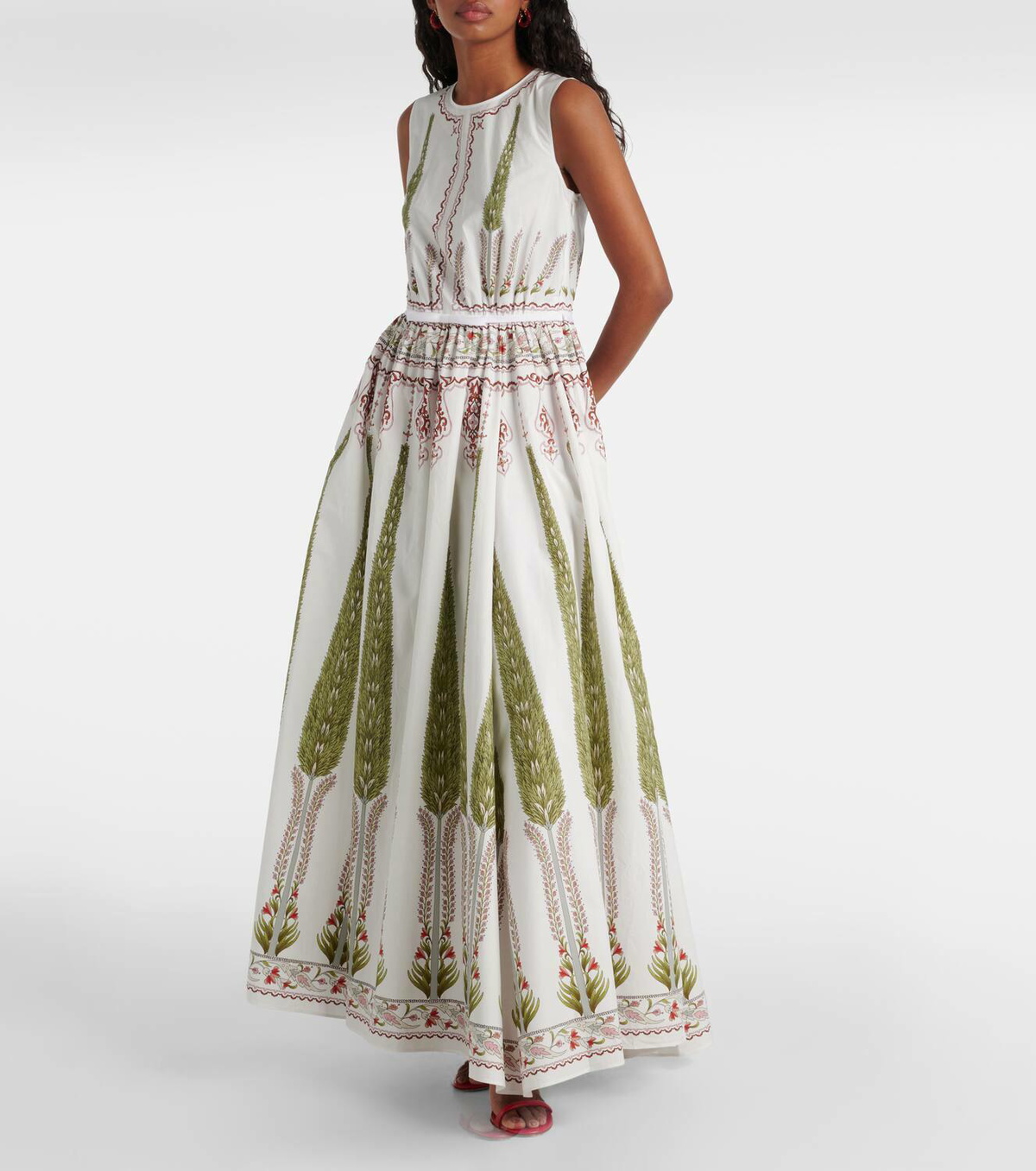 ワンピース GIAMBATTISTA VALLI COTTON LONG DRESS Giambattista Valli Cotton Maxi Dress | Black | FARFETCH