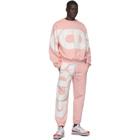 GCDS Pink Macro Logo Lounge Pants