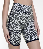The Upside - Dance leopard-print biker shorts