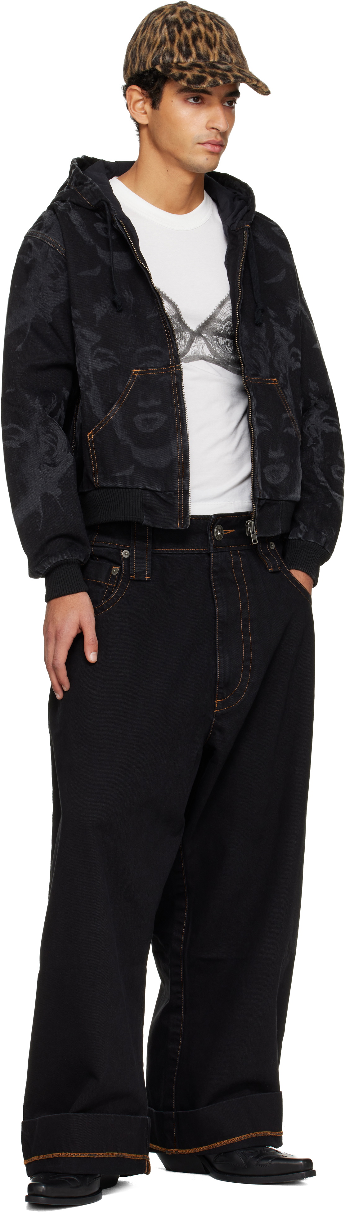 VAQUERA Black Marilyn Denim Jacket