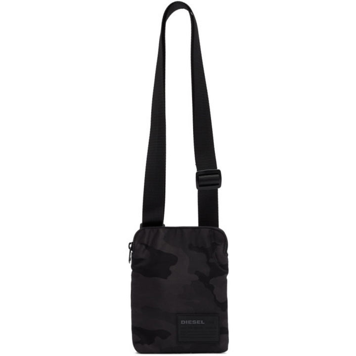 Photo: Diesel Black Camo F-Discover Crossbody Bag