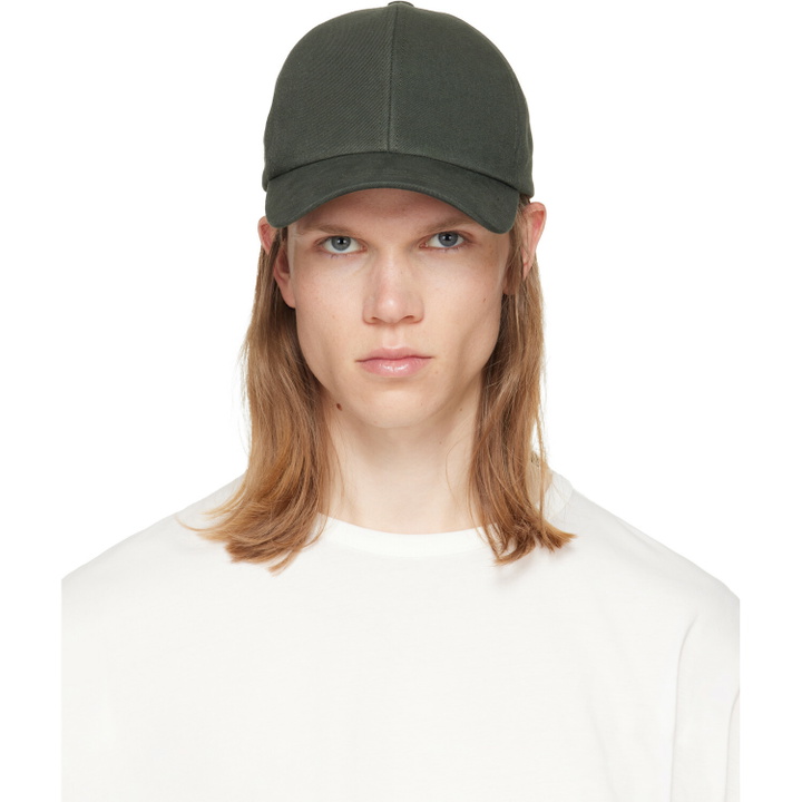 Photo: BALMAIN Khaki Washed Cotton Cap