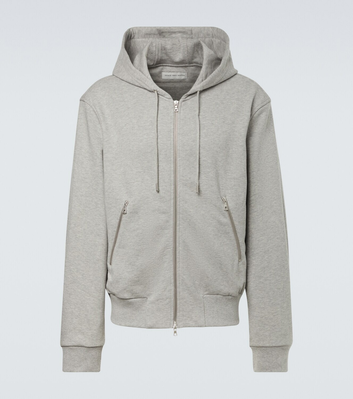 Dries Van Noten Cotton zip-up hoodie