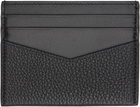 Givenchy Black Grained Leather Card Holder