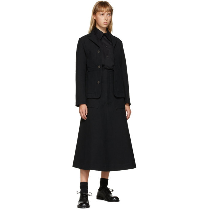 Toogood Black The Conductor Skirt