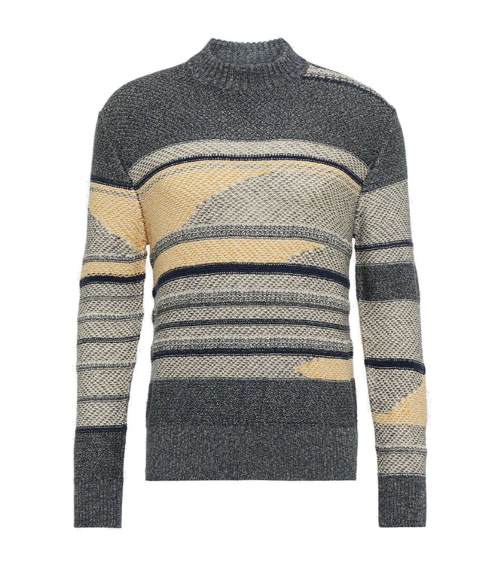 Photo: Loro Piana - Knitgame intarsia silk-blend sweater