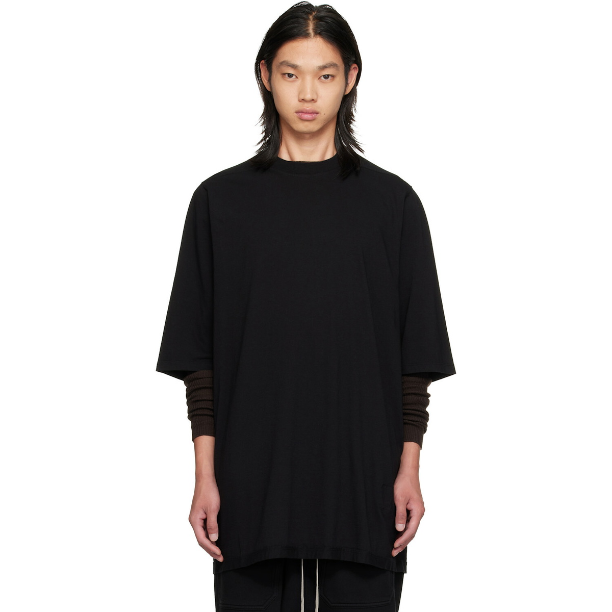 Rick Owens DRKSHDW Men's Jumbo Toothface T-Shirt in Black Rick
