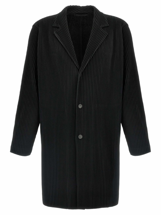 Photo: Issey Miyake Single-breasted Pleated Coat
