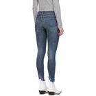 FRAME Blue Le Skinny de Jeanne Jeans