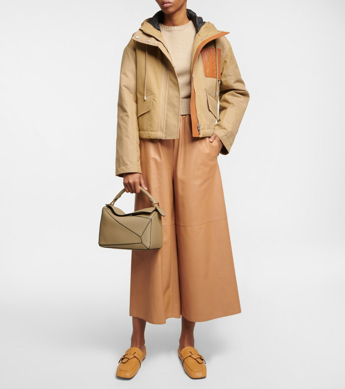 Loewe - Anagram hooded cotton jacket Loewe