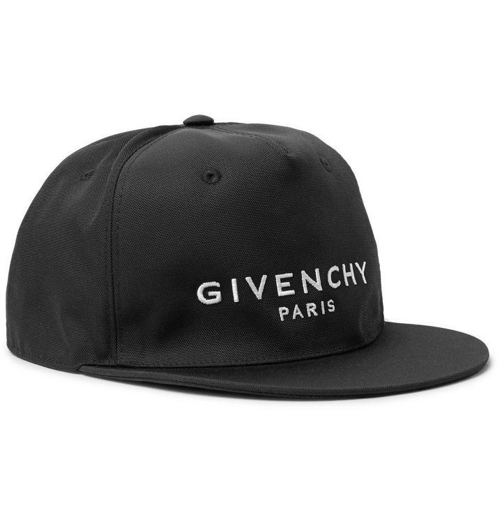 Photo: Givenchy - Logo-Embroidered Canvas Baseball Cap - Men - Black