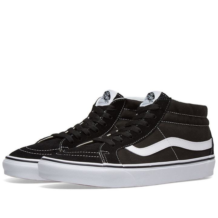 Photo: Vans UA SK8-Mid Reissue Black & True White