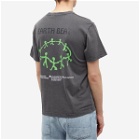 Carne Bollente Men's Earth Beat T-Shirt in Washed Black
