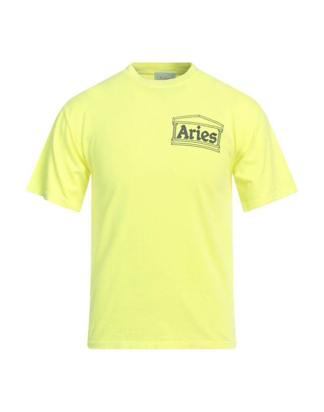 Photo: Aries Mens T-shirt in Yellow