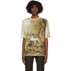 Dries Van Noten Beige Tiger T-Shirt