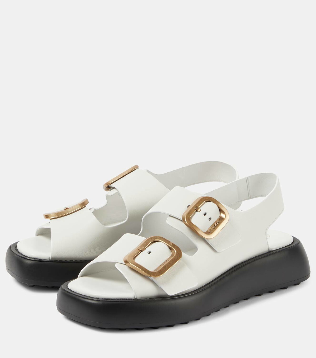 【関税・送料込み】TOD‘S LEATHER SANDALS Tod's Gomma leather sandals Tod's