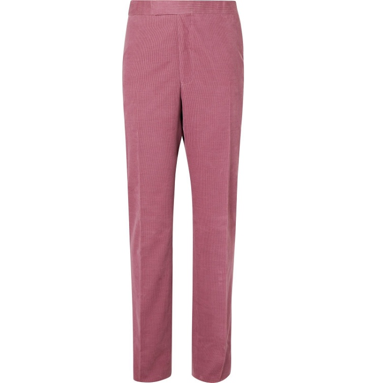 Photo: Richard James - Pink Hyde Cotton-Corduroy Suit Trousers - Pink