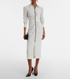 Carolina Herrera Polka-dot silk crêpe de chine shirt dress